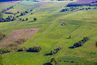 Luftbild von L'Oiseau Blanc ULM Platforme in Achen im Bundesland Moselle, Frankreich