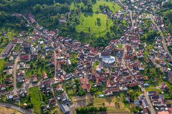 Luftbild von Gossersweiler von Osten in Gossersweiler-Stein im Bundesland Rheinland-Pfalz, Deutschland