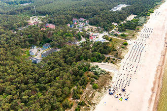 Trassenheide Strand im Bundesland Mecklenburg-Vorpommern, Deutschland