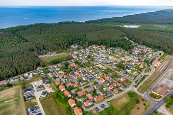 Bahnhofstr in Ückeritz im Bundesland Mecklenburg-Vorpommern, Deutschland