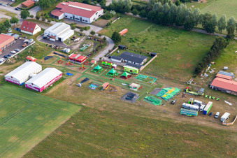 Hüpfburgenland Maus - abends ist die Luft raus in Ückeritz im Bundesland Mecklenburg-Vorpommern, Deutschland