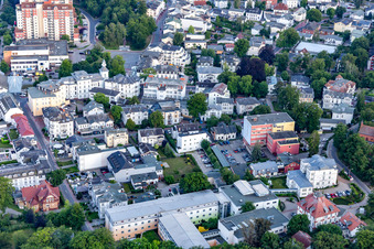Kirchsteig und Klenzestr in Heringsdorf im Bundesland Mecklenburg-Vorpommern, Deutschland