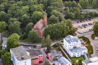 Evangelische Kirche Seebad Heringsdorf im Bundesland Mecklenburg-Vorpommern, Deutschland