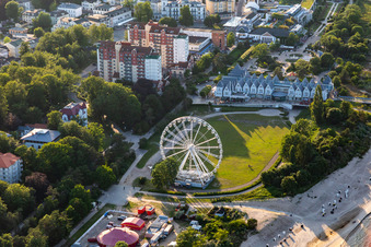 Luftbild von Riesenrad Heringsdorf im Bundesland Mecklenburg-Vorpommern, Deutschland