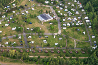 Luftbild von SeeCamping Zittauer Gebirge am Olbersdorfer See im Bundesland Sachsen, Deutschland