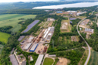 Luftbild von Industriegebiet Ostritzer Straße mit Polyvlies-Beyer-Sachsen- Geschäftsführungs-GmbH und  Oostdam Metallhandels GmbH im Ortsteil Hagenwerder in Görlitz, Deutschland