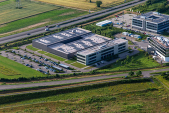 Luftbild von EIZO in Rülzheim im Bundesland Rheinland-Pfalz, Deutschland