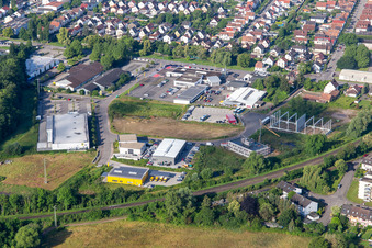Gewerbegebiet Am Dorniggraben in Kandel im Bundesland Rheinland-Pfalz, Deutschland