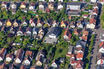 Mietshaus in der Waldstr in Kandel im Bundesland Rheinland-Pfalz, Deutschland