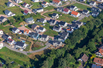 Luftbild von Rosenweg in Kandel im Bundesland Rheinland-Pfalz, Deutschland