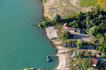 Neuburgweierer Segelverein e.V im Ortsteil Silberstreifen in Rheinstetten im Bundesland Baden-Württemberg, Deutschland