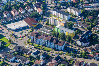 Theodor-Heuss-Straß in Germersheim im Bundesland Rheinland-Pfalz, Deutschland