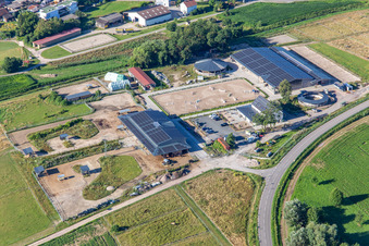 Erlenhof Neupotz mit Reitanlagen im Bundesland Rheinland-Pfalz, Deutschland