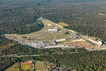 Luftbild von Hockenheimring Baden-Württemberg, Deutschland