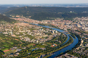 Luftbild von Neuenheimer Feld in Heidelberg im Bundesland Baden-Württemberg, Deutschland