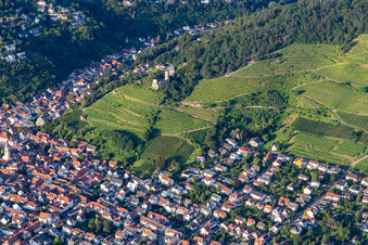 Burgruine Schauenburg in Schriesheim im Bundesland Baden-Württemberg, Deutschland