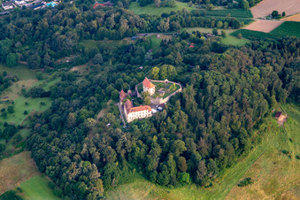 Luftbild von Erfahrungsfeld Schloss Reichenberg in Reichelsheim im Bundesland Hessen, Deutschland
