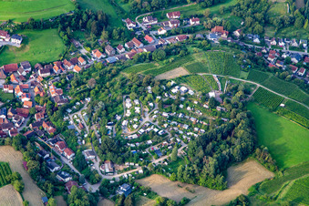 Camping "Oase der Ruhe" im Ortsteil Gronau in Bensheim im Bundesland Hessen, Deutschland