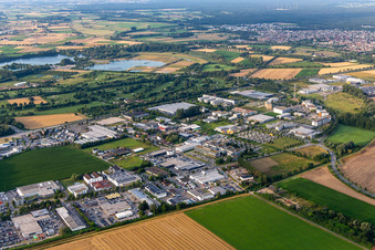 Industriegebiet Robert-Bosch-Straße in Bensheim im Bundesland Hessen, Deutschland