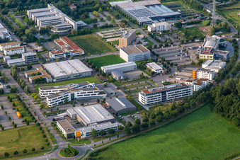 Luftbild von CBM Christoffel-Blindenmission Christian Blind Mission e.V in Bensheim im Bundesland Hessen, Deutschland