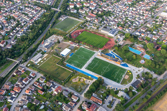 Bildungs- und Sportcampus Bürstadt im Bundesland Hessen, Deutschland