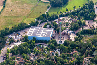 Holiday Park Germany in Haßloch im Bundesland Rheinland-Pfalz, Deutschland von oben