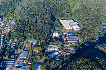 Luftbild von Schuhmacher Packaging GmbH in Hauenstein im Bundesland Rheinland-Pfalz, Deutschland