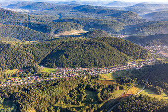 In den Birken in Hinterweidenthal im Bundesland Rheinland-Pfalz, Deutschland
