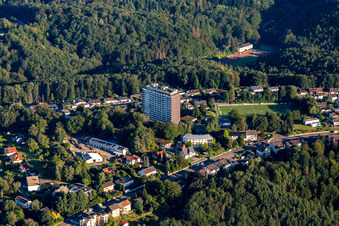 WEGem Hochhaus Steinig Bühl an der Käthe-Kollwitz-Straße im Ortsteil Ruhbank in Pirmasens im Bundesland Rheinland-Pfalz, Deutschland