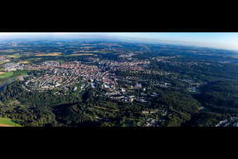 Stadt am Rande des Pfälzerwalds in Pirmasens im Bundesland Rheinland-Pfalz, Deutschland