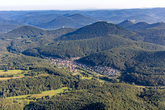 Luftbild von Waldrohrbach von Süden im Bundesland Rheinland-Pfalz, Deutschland
