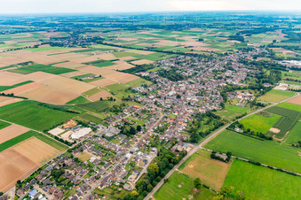 Luftbild von Ortsteil Brachelen in Hückelhoven im Bundesland Nordrhein-Westfalen, Deutschland
