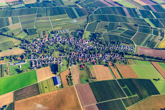 Drohnenbild von Dierbach im Bundesland Rheinland-Pfalz, Deutschland