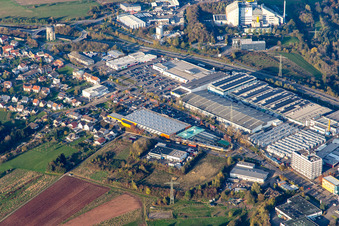 HORNBACH Pirmasens und Kaufland Pirmasens-Fehrbach im Bundesland Rheinland-Pfalz, Deutschland