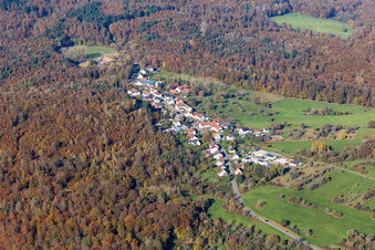Weiler von Süden im Ortsteil Eichelscheiderhof in Waldmohr im Bundesland Rheinland-Pfalz, Deutschland