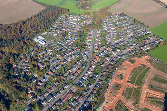 B423 im Ortsteil Eichelscheiderhof in Waldmohr im Bundesland Rheinland-Pfalz, Deutschland