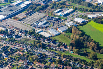 Industriegebiet Saarpfalzstr im Ortsteil Ernstweiler in Zweibrücken im Bundesland Rheinland-Pfalz, Deutschland