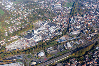 Luftbild von Tadano Europe im Ortsteil Bubenhausen in Zweibrücken im Bundesland Rheinland-Pfalz, Deutschland