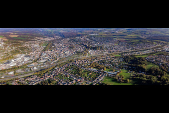 Gesamtansicht im Ortsteil Bubenhausen in Zweibrücken im Bundesland Rheinland-Pfalz, Deutschland