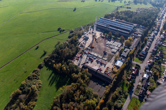 Luftaufnahme von Onroad GmbH (Spezial- und Schwertransporte, Kranüberführungen, Kranarbeiten) im Ortsteil Bierbach in Blieskastel im Bundesland Saarland, Deutschland