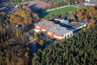Herxheim, Möbelhaus Gilb in Herxheim bei Landau im Bundesland Rheinland-Pfalz, Deutschland