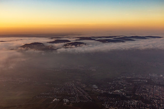 Dernbach im Bundesland Rheinland-Pfalz, Deutschland von oben