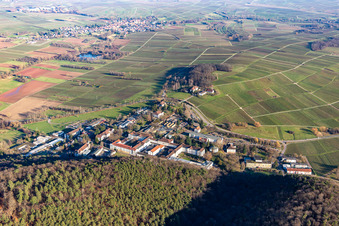 Pfalzklinikum von Westen in Klingenmünster im Bundesland Rheinland-Pfalz, Deutschland
