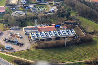 Geothermieekraftwerk Insheim im Bundesland Rheinland-Pfalz, Deutschland