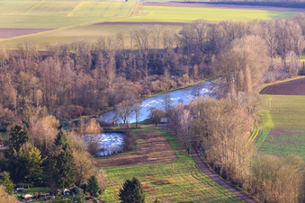 ASV Klares Wasser Insheim am Quodbach im Winter im Bundesland Rheinland-Pfalz, Deutschland