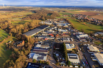 Barthelsmühlring im Ortsteil Minderslachen in Kandel im Bundesland Rheinland-Pfalz, Deutschland