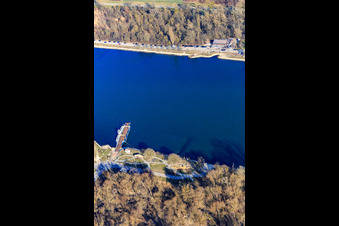 Rheinfähre nach Leopoldshafen in Leimersheim im Bundesland Rheinland-Pfalz, Deutschland