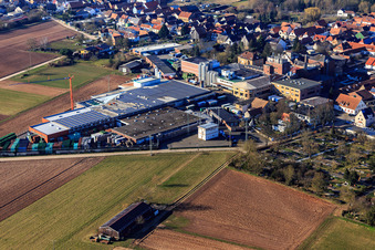 Luftbild von BELLHEIMER BRAUEREI - PARK & Bellheimer Brauereien GmbH & Co. KG im Bundesland Rheinland-Pfalz, Deutschland