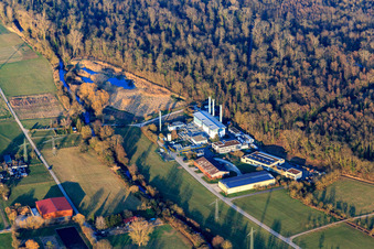 Gasanlage der terranets bw GmbH Standort Blankenloch in Stutensee im Bundesland Baden-Württemberg, Deutschland