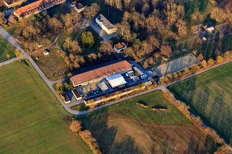 Lindenhof am Schloss Stutensee im Ortsteil Staffort im Bundesland Baden-Württemberg, Deutschland